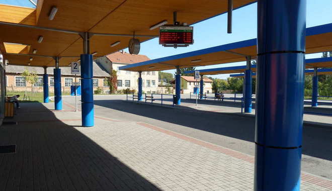 Město Rousínov - autobusový terminál; Objem investice: 46 396 715 Kč (Zdroj: Interní databáze ÚRR ROP JV)